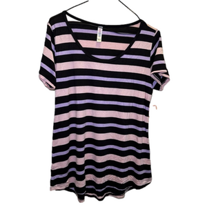 NWT Lularoe Classic Purple & Pink Blouse Size Small